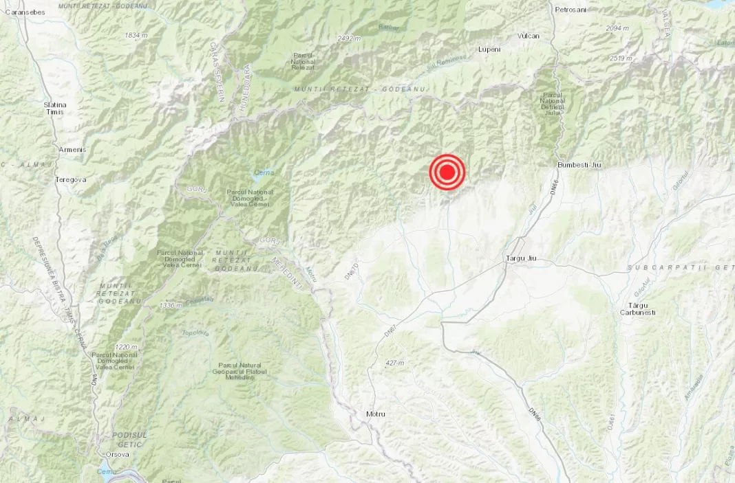Cutremur de 4,1 grade pe scara Richter în Gorj