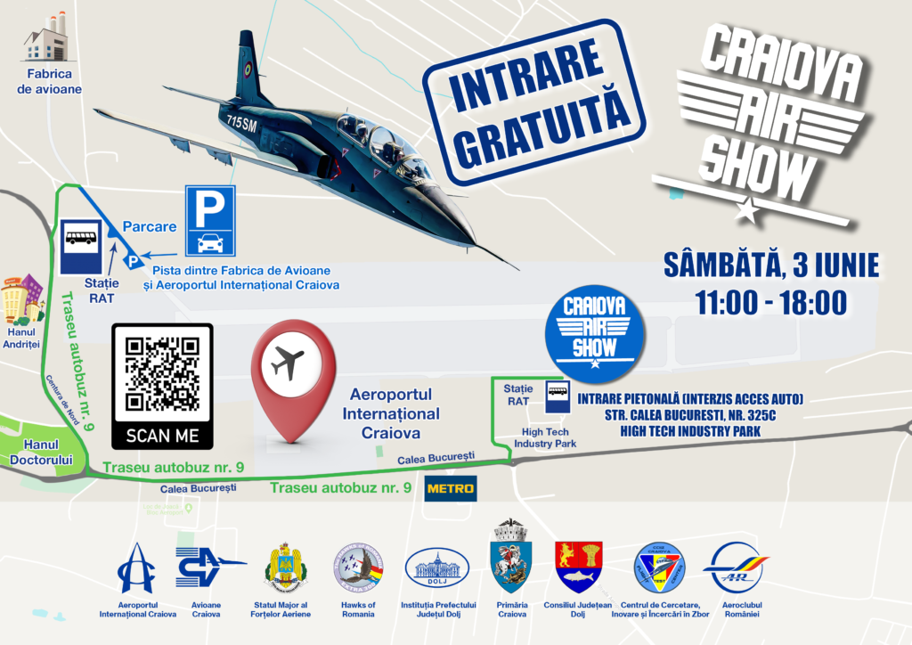 Craiova Air Show, spectacol aviatic de zile mari