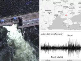 Specialiștii norvegieni spun că explozia de la barajul Nova Kahovka a fost înregistrată de stațiile seismice din România