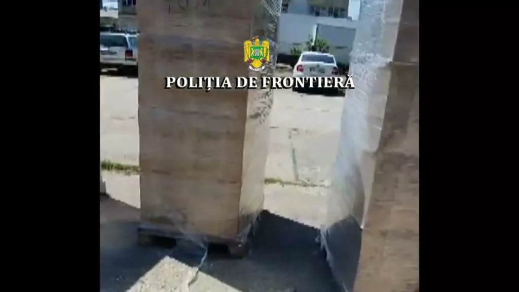(VIDEO) Țigări de 2,3 milioane de euro, confiscate la Giurgiu