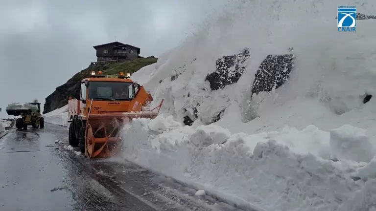 (VIDEO) Transfăgărășanul se deschide săptămâna viitoare