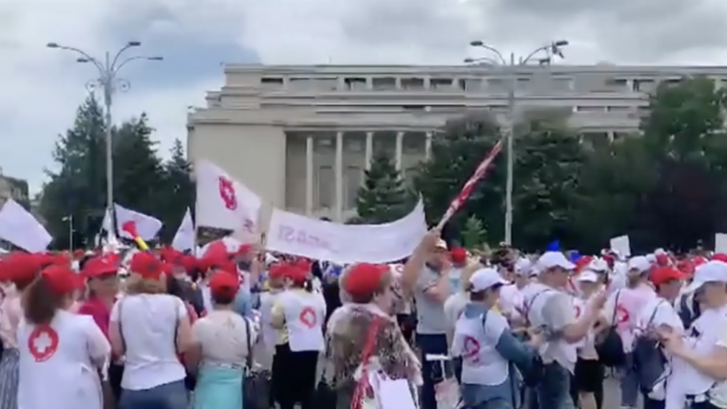 Mitingul și marșul Sănătății va fi mâine în București