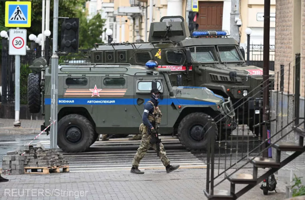 Mercenarii Wagner merg la Moscova. Autoritățile discută despre starea de asediu