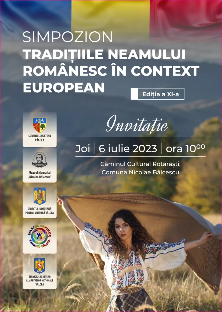 Vâlcea: Simpozionul „Tradiţiile neamului românesc în context european”