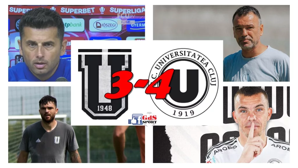 FCU Craiova – U Cluj 3-4 | Reacțiile din cele două tabere