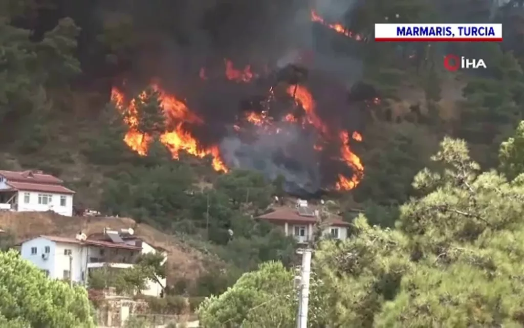 Incendiile de vegetație au izbucnit și în Turcia