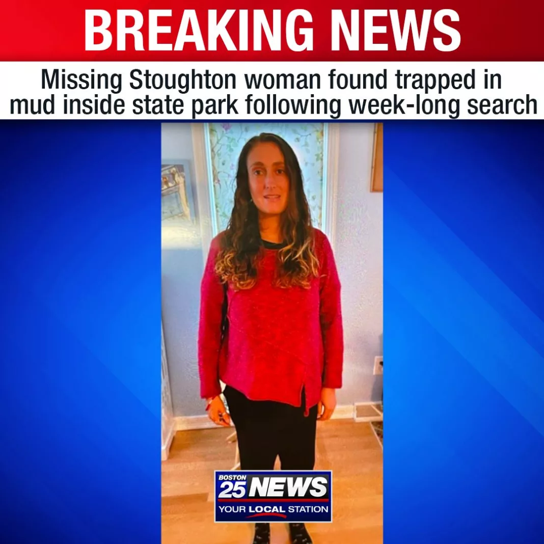 O femeie dispărută din Massachusetts, găsită blocată în noroi într-un parc de stat