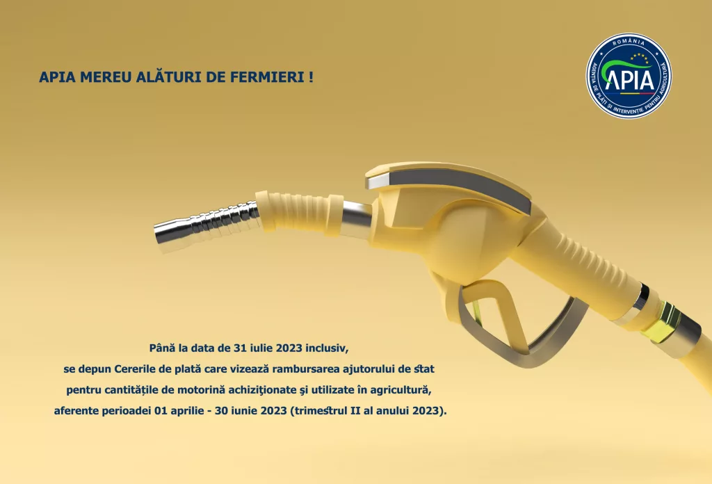 Cereri de plată pentru ajutorului de stat pentru motorină aferente trimestrului II