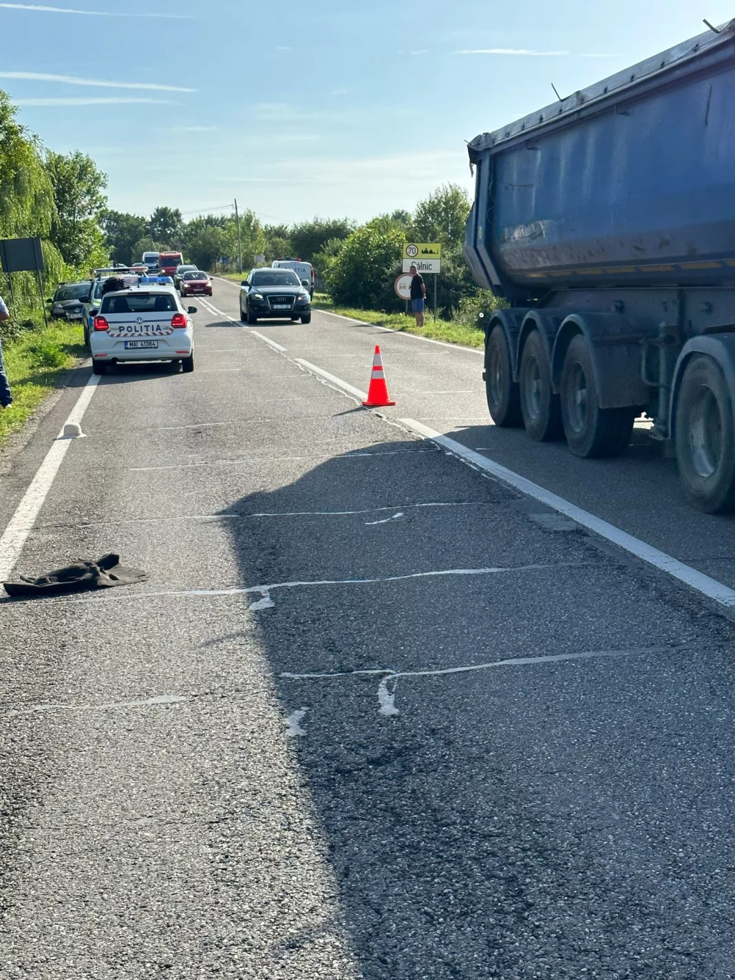 acc calnic Gorj: Bătrână accidentată mortal de un şofer adormit la volan