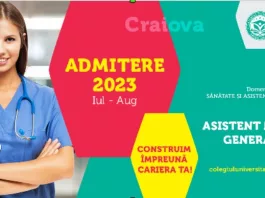 Admitere 2023 la Colegiul Universitar Spiru Haret Craiova!