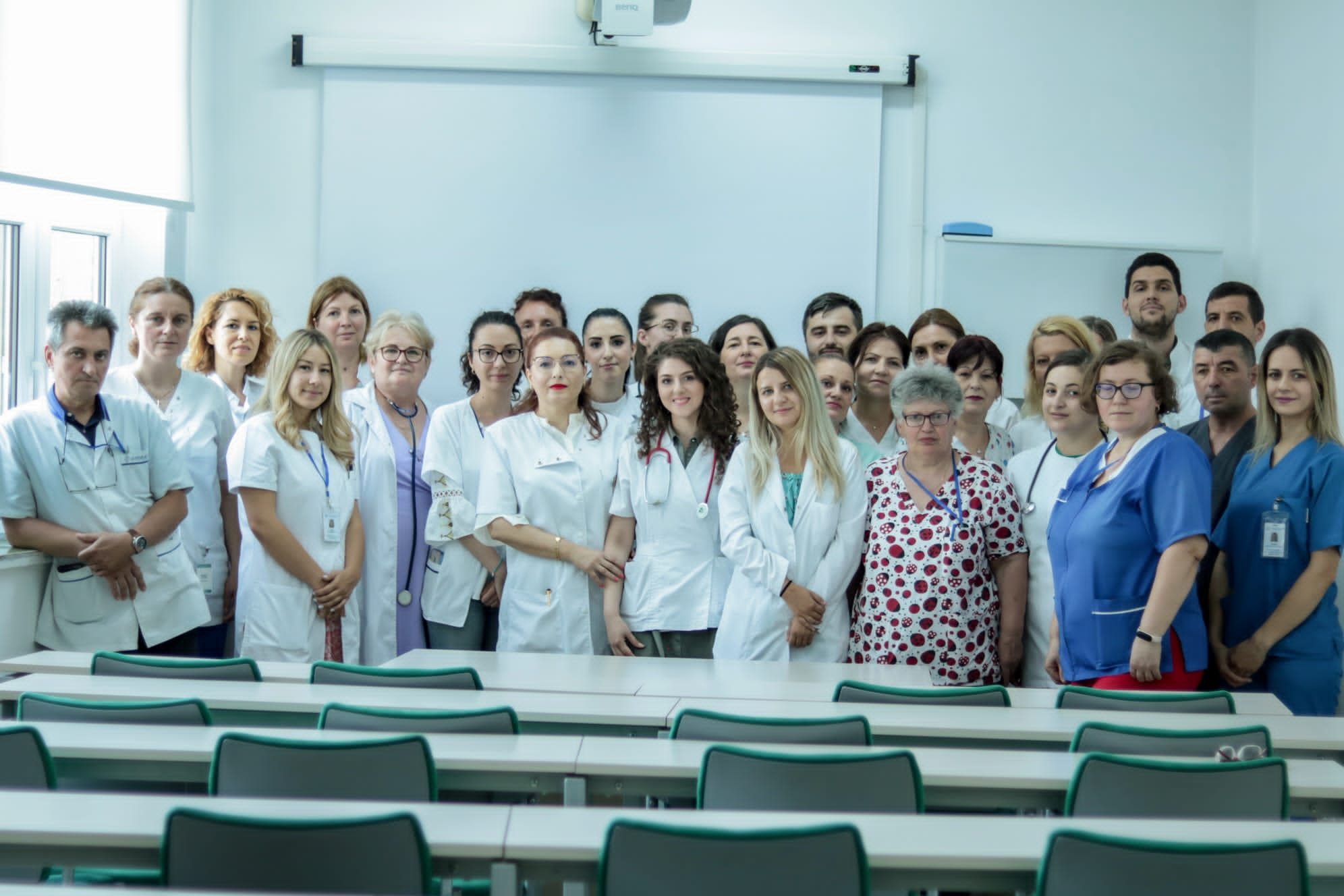 Echipa secţiei de Medicină Fizică și de Reabilitare Medicală a SCJU Craiova