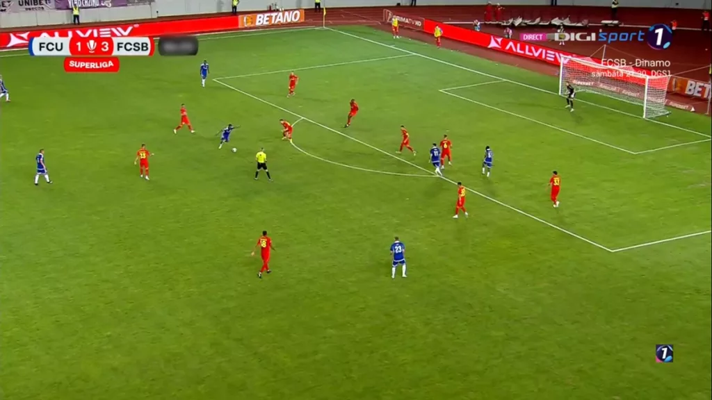 FCU – FCSB 1-3 | Echipa lui Mititelu s-a trezit abia spre final