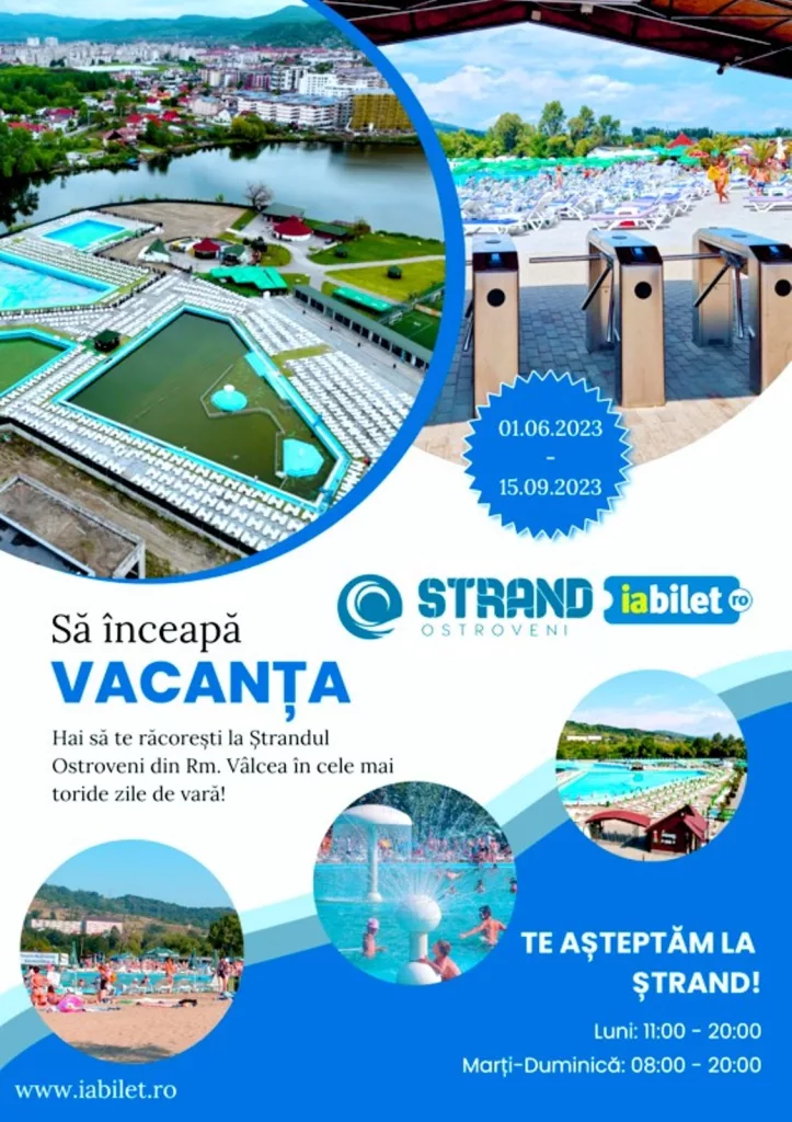 Accesul în Ștrandul Ostroveni se poate face și cu bilete achiționate on-line