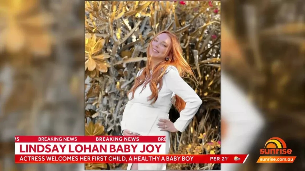 Lindsay Lohan a născut primul ei copil, un băiat