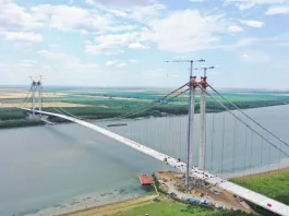 Program circulație pe podul suspendat peste Dunăre de la Brăila