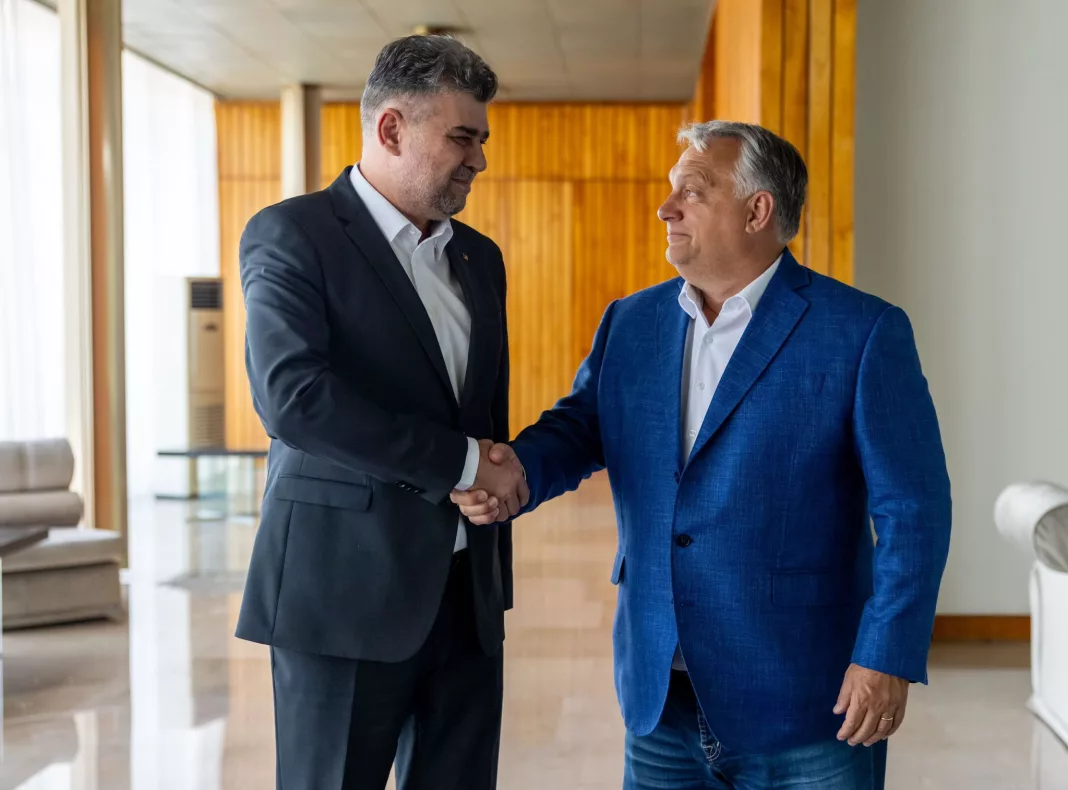 Premierul ungar Viktor Orban s-a întâlnit cu Marcel Ciolacu la București