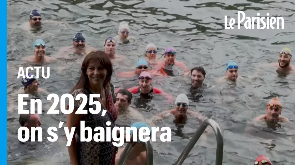 (VIDEO) La Paris, locuitorii şi turiştii vor putea înota din nou în Sena din 2025