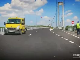 Podul suspendat de la Brăila, al treilea ca mărime din Europa va fi inaugurat