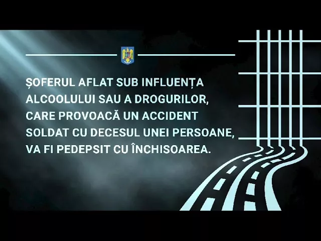 (VIDEO) Campania „Când drogurile și alcoolul preiau volanul, se închide drumul libertății!”