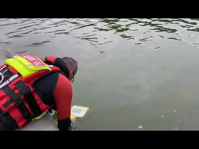 (VIDEO) Salvamontiștii gorjeni au reușit să depisteze în timp record o persoană înecată