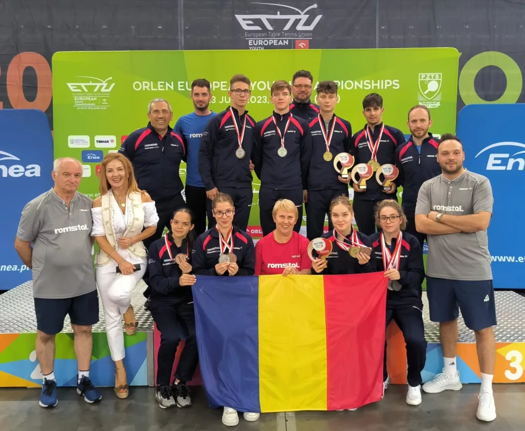Tenis de masă / Ăsta da record! România, 17 medalii şi locul I în clasamentul pe naţiuni la Europene