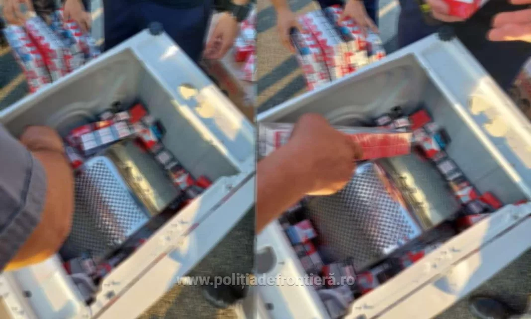 Poliţiştii de frontieră din Calafat și Borș au descoperit peste 14.600 pachete cu țigări, ascunse și nedeclarate