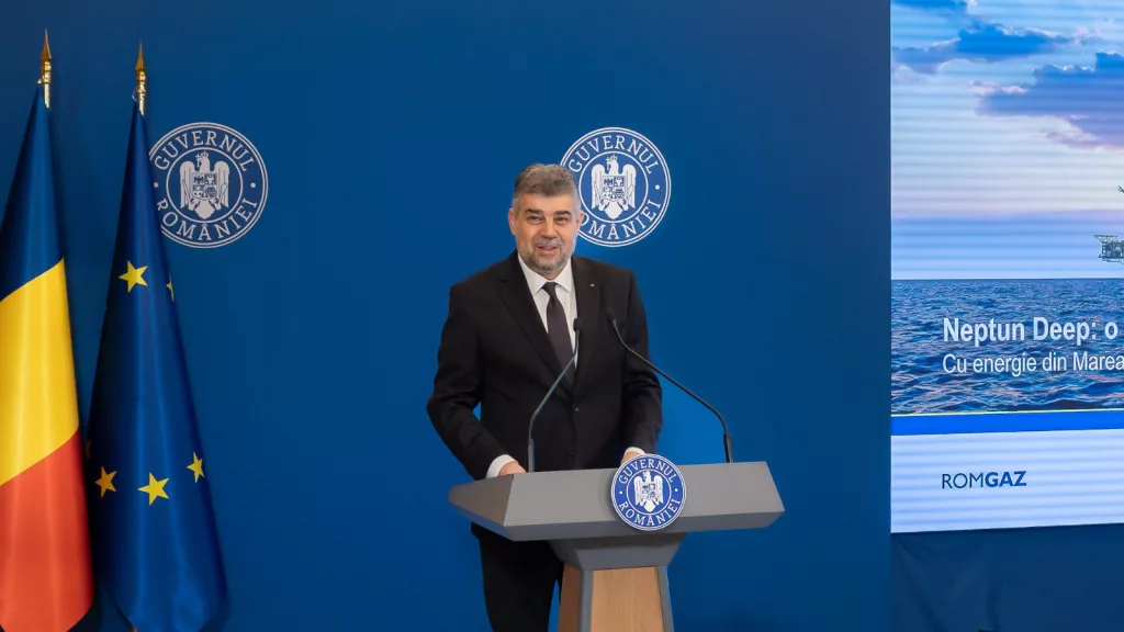 Ciolacu: Proiectul Neptun Deep va contribui la securitatea energetică ţării