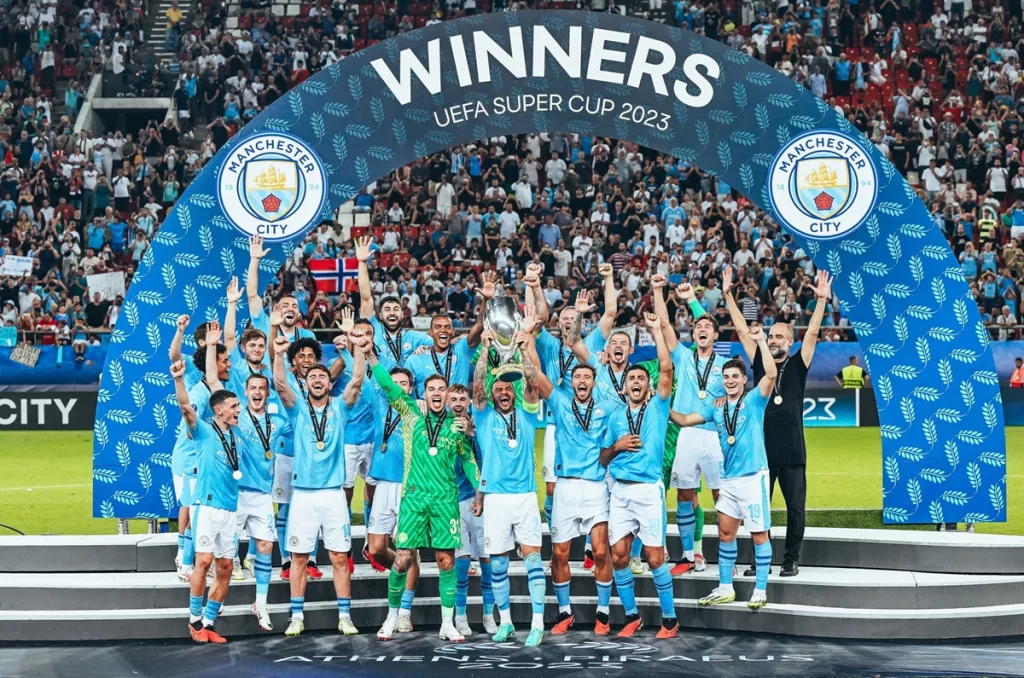 Manchester City a cucerit în premieră Supercupa Europei