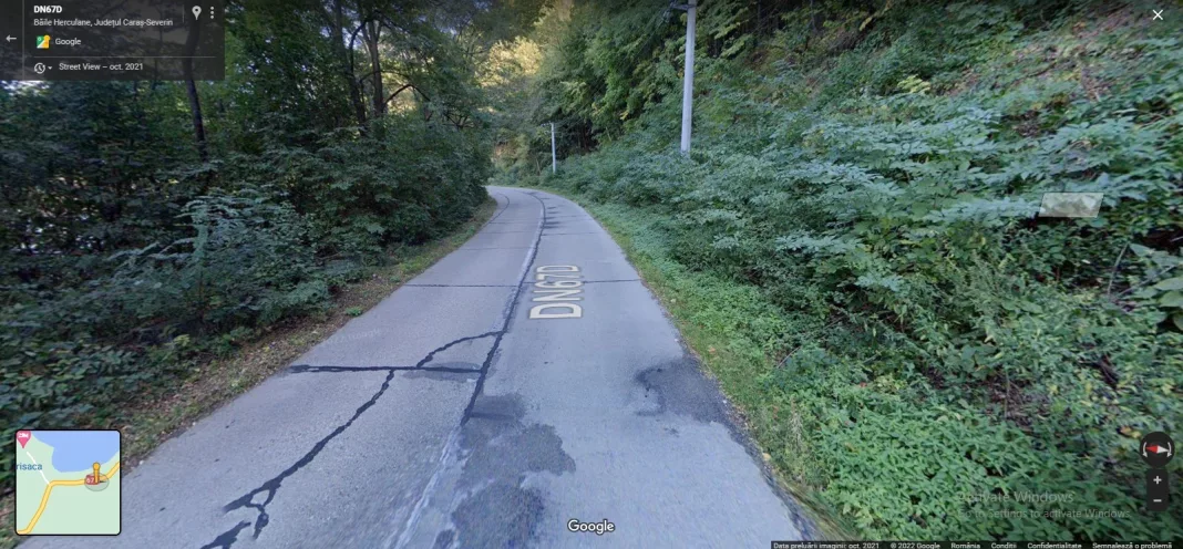 Începe consolidarea DN 67D Valea Cernei – Băile Herculane