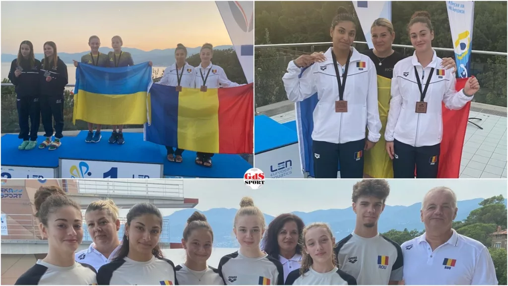 Sărituri în apă | Medalie de bronz pentru România la CE de juniori