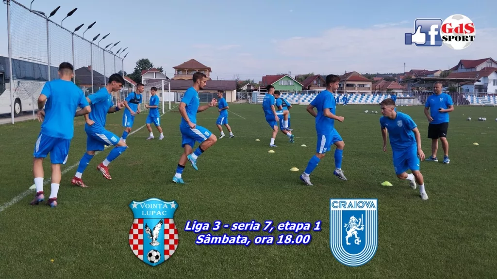 Liga 3 | Universitatea II Craiova luptă pentru puncte la Lupac
