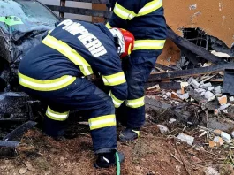 Patru persoane, la spital în urma unui accident violent în județul Giurgiu