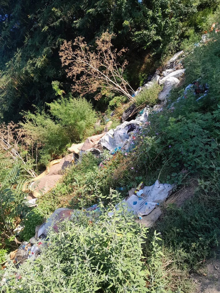 Groapa de gunoi de lângă calea ferată