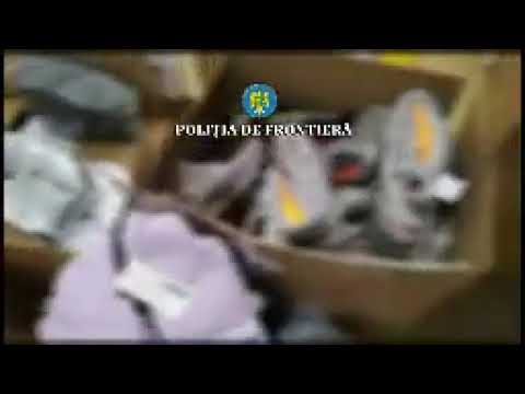 (VIDEO) Articole contrafăcute de peste 2.200.000 lei, descoperite în PTF Calafat