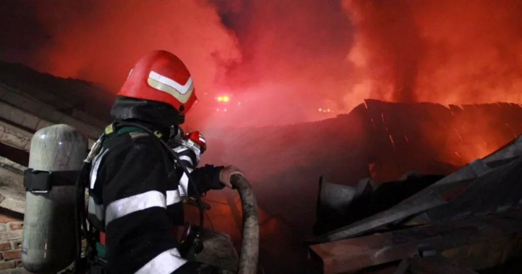 Explozie urmată de incendiu la o brutărie