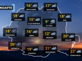 Evoluția vremii/sursa:https://observatornews.ro/