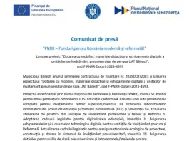 PNRR – Fonduri pentru România modernă și reformată!