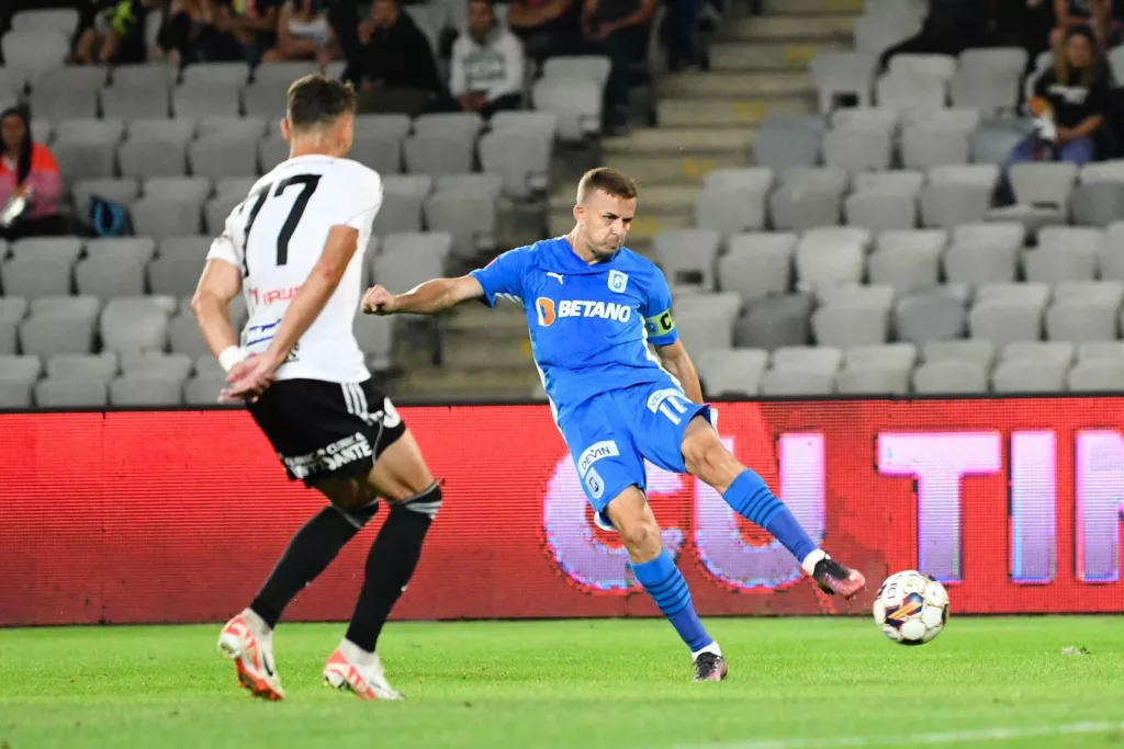 U Cluj – Universitatea Craiova 1-1 | Alb-albaștrii au ratat victoria în Ardeal