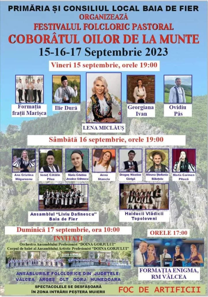 Începe Festivalul folcloric pastoral „Coborâtul oilor de la munte”