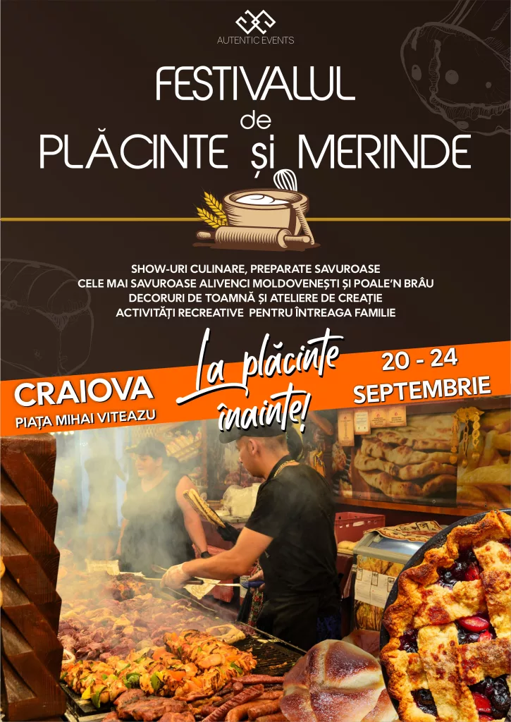 Festivalul de Plăcinte și Merinde din Piața Mihai Viteazu din Craiova