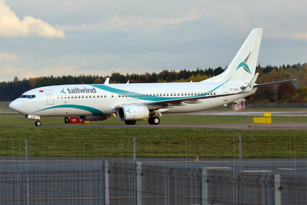 Personalul companiei Tailwind Airlines a anunţat detectarea unor posibile scurgeri de combustibil
