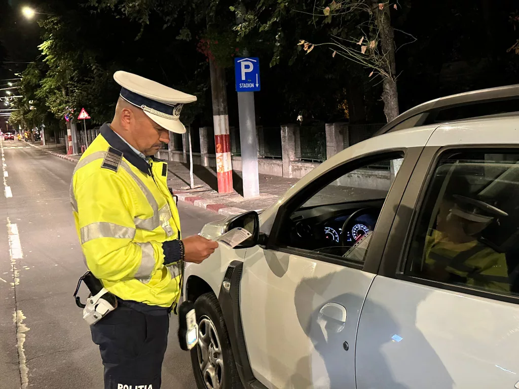 Gorj: Peste 200 de mașini, controlate de polițiștii rutieri