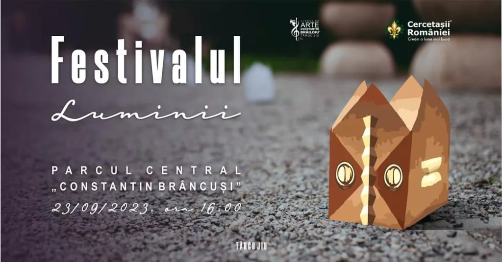 Festivalul Luminii de la Târgu Jiu: Mii de gulguţe vor lumina Parcul Central