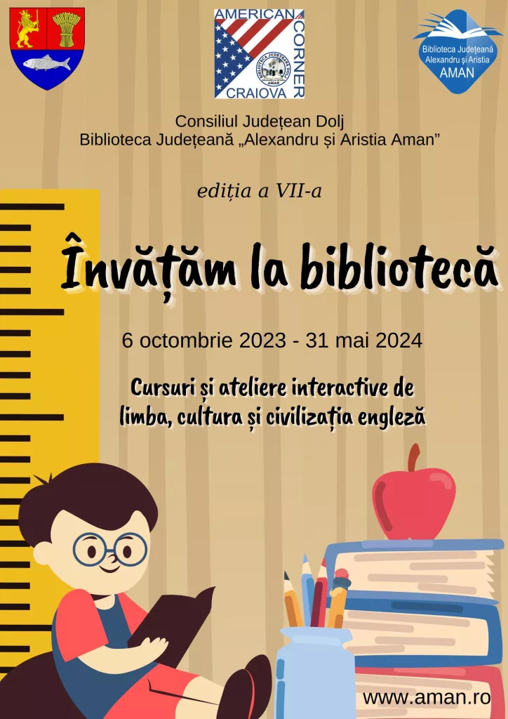 Craiova: Se fac înscrieri pentru proiectul educațional „Învățăm la bibliotecă”