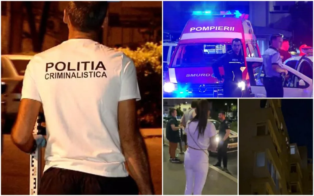 Și-a înjunghiat concubina și amenință că se aruncă de la etajul 8