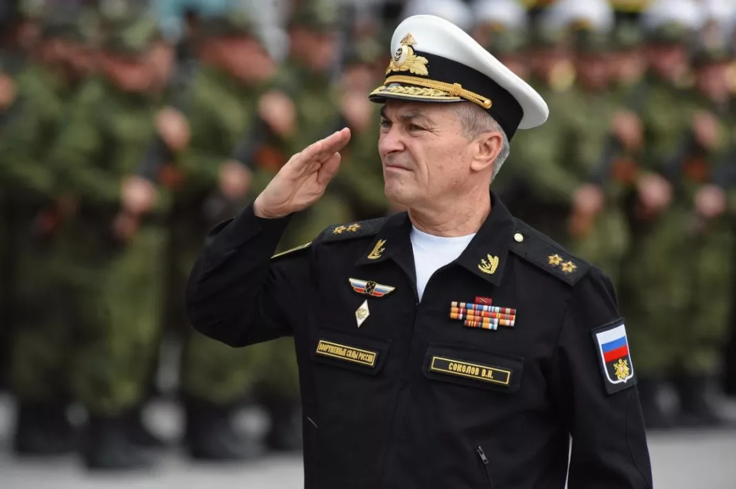 Comandantul Flotei Ruse de la Marea Neagră, fotografiat participând la o videoconferinţă după ce Ucraina a anunţat că l-a ucis