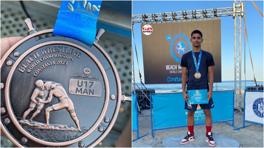 Lupte / Super rezultat! Florin Mihalcea, medaliat cu bronz la Mondialul de lupte pe plajă