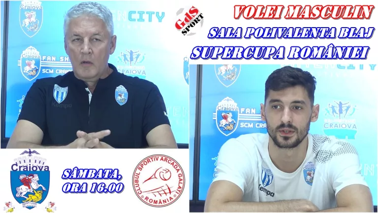 Supercupa / Luptăm pentru supremaţie! SCMU Craiova – Arcada Galaţi, duel aprig pentru trofeu