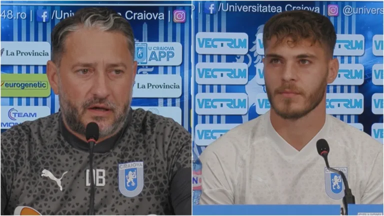 „U“ Craiova – Petrolul / Dragoş Bon şi Laurenţiu Popescu au prefaţat meciul cu „lupii“