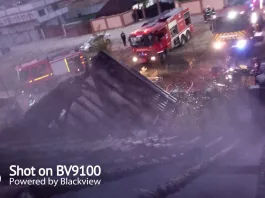 Incendiu la acoperișul unei case din Craiova